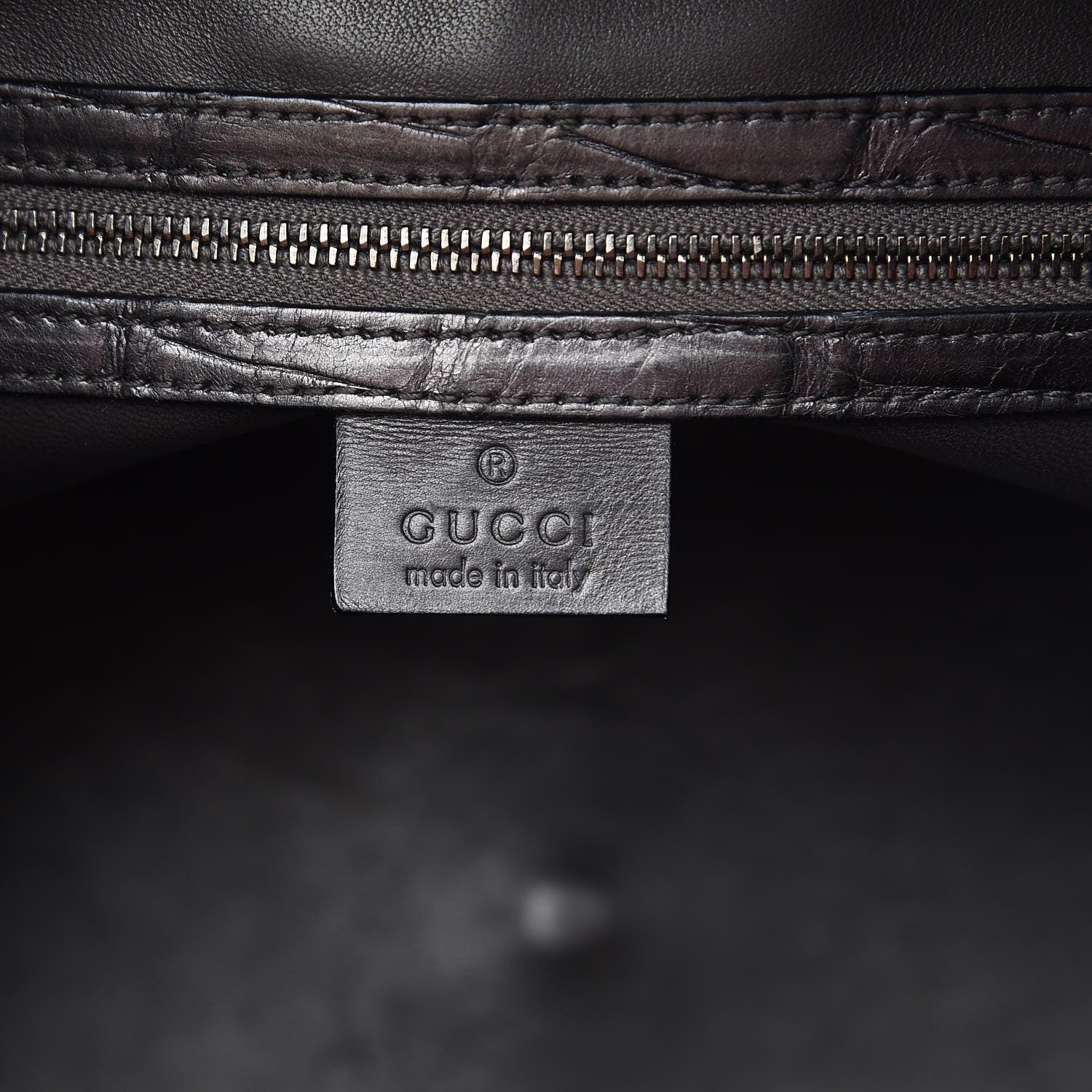 Gucci Crocodile Treasure Boston 6 of 12