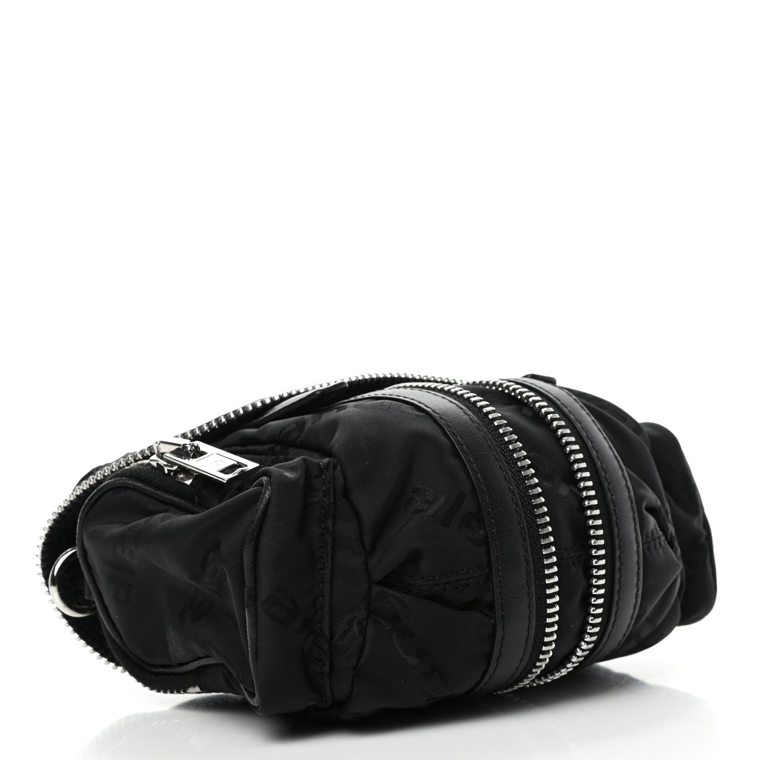 Alexander Wang Jacquard Logo Micro Marti Crossbody Black 3 of 4