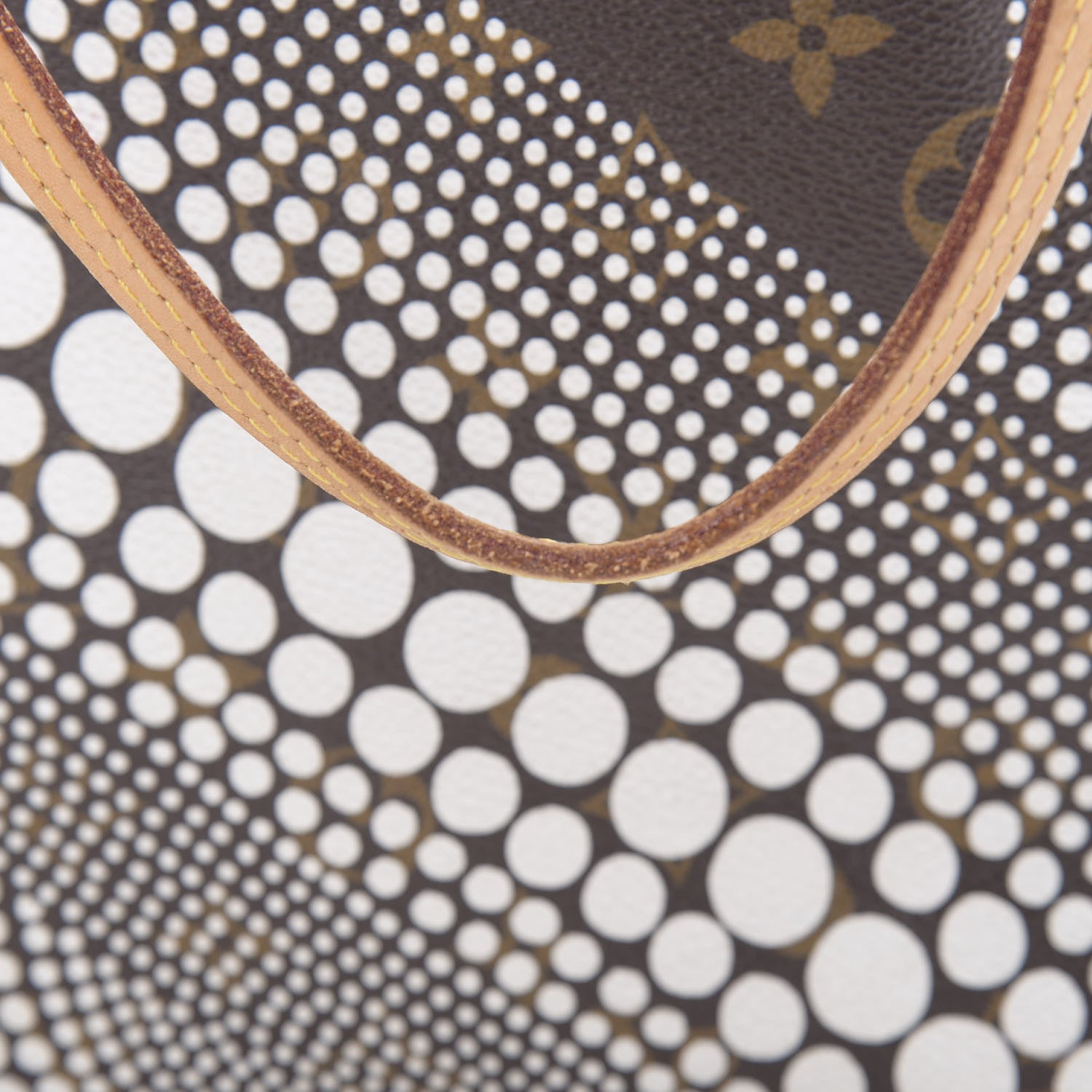 Louis Vuitton Monogram Kusama Waves Neverfull MM White 13 of 14