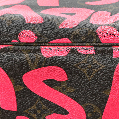 Louis Vuitton Monogram Graffiti Neverfull GM Fuchsia 8 of 17