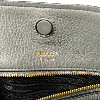 Prada Vitello Daino Pocket Shopping Tote Marmo 6 of 12