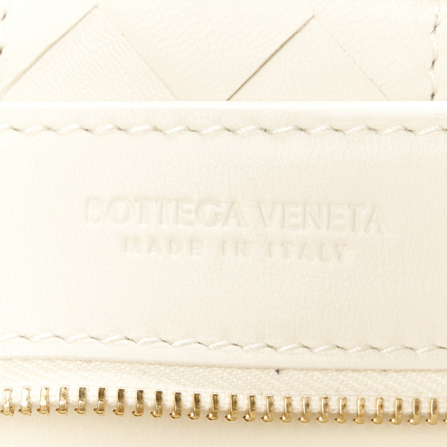 Nappa Intrecciato Small Andiamo Shoulder Bag Sea Salt