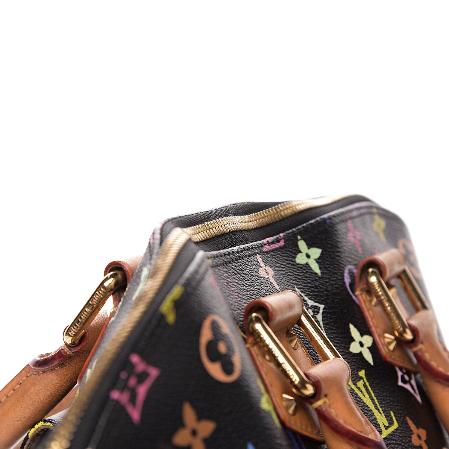 Louis Vuitton Monogram Multicolor Alma GM Black 6 of 17