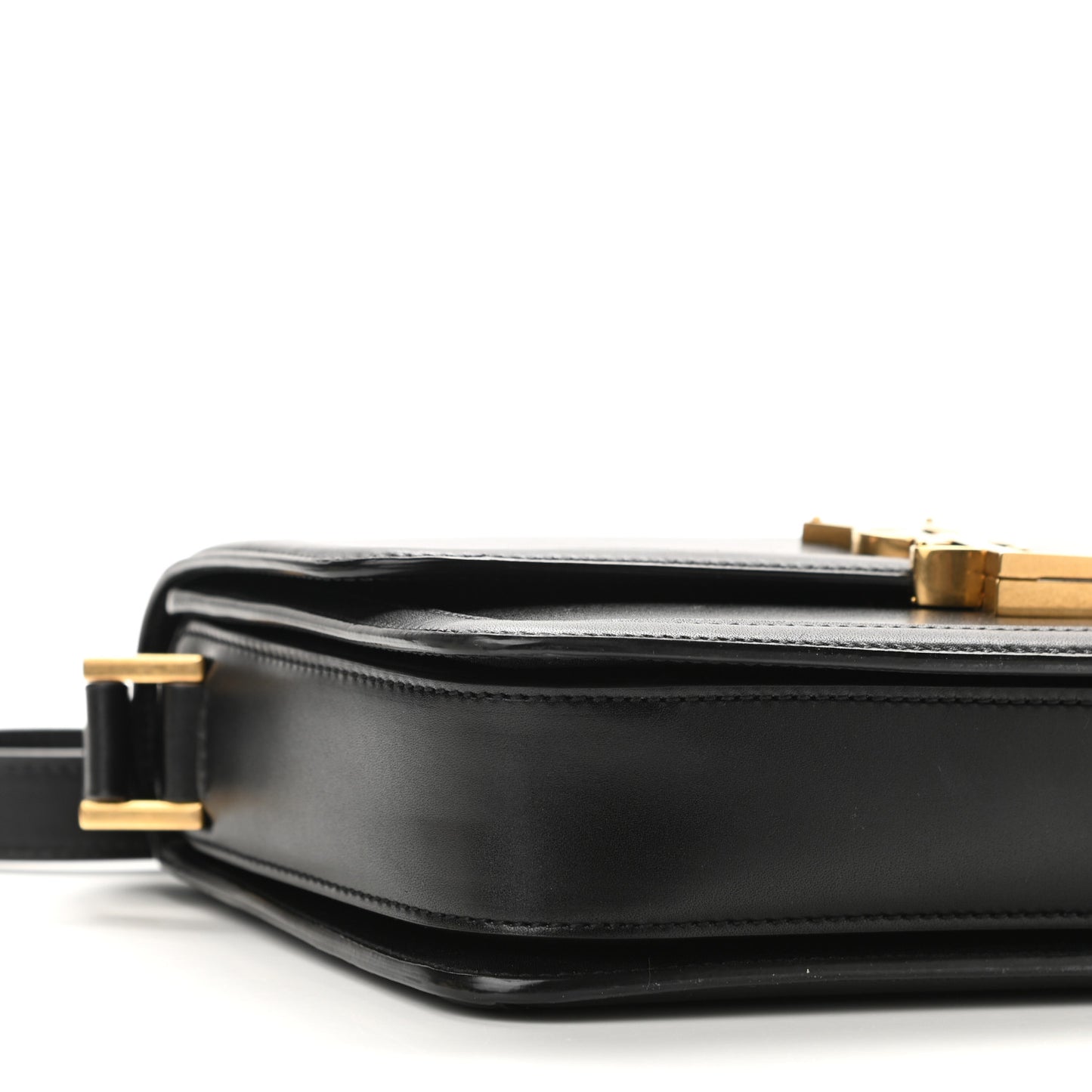 Box Calfskin Monogram Medium Solferino Satchel Black