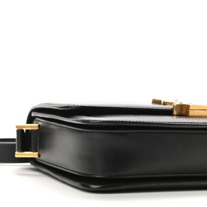 Saint Laurent Box Calfskin Monogram Medium Solferino Satchel Black 9 of 10