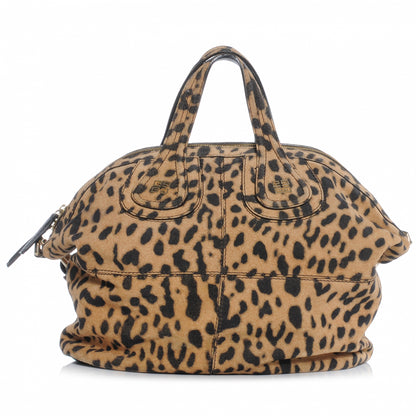 Givenchy Calfskin Leopard Print Medium Nightingale 1 of 6