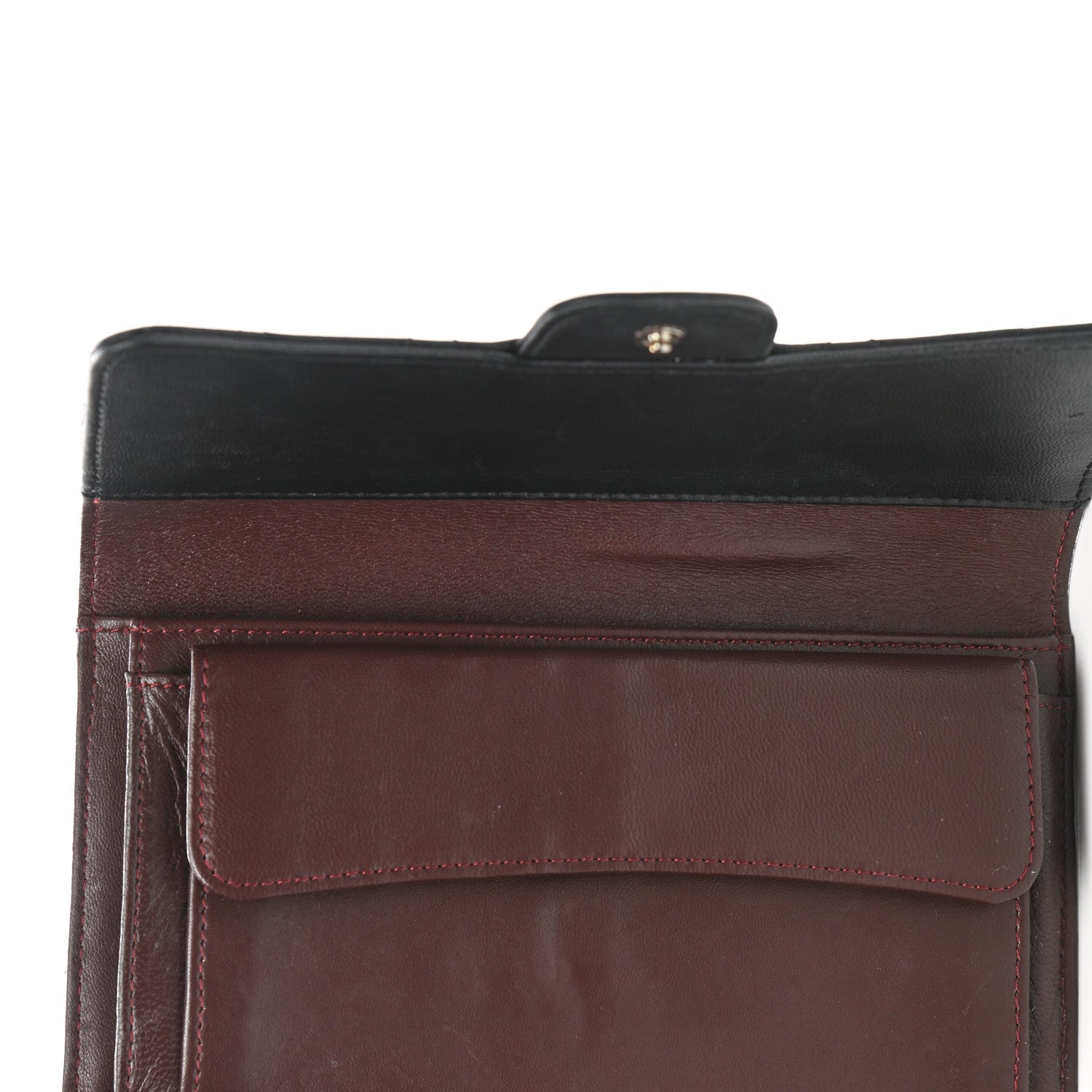 Chanel Lambskin Quilted Large Flap Wallet Black 14 of 20