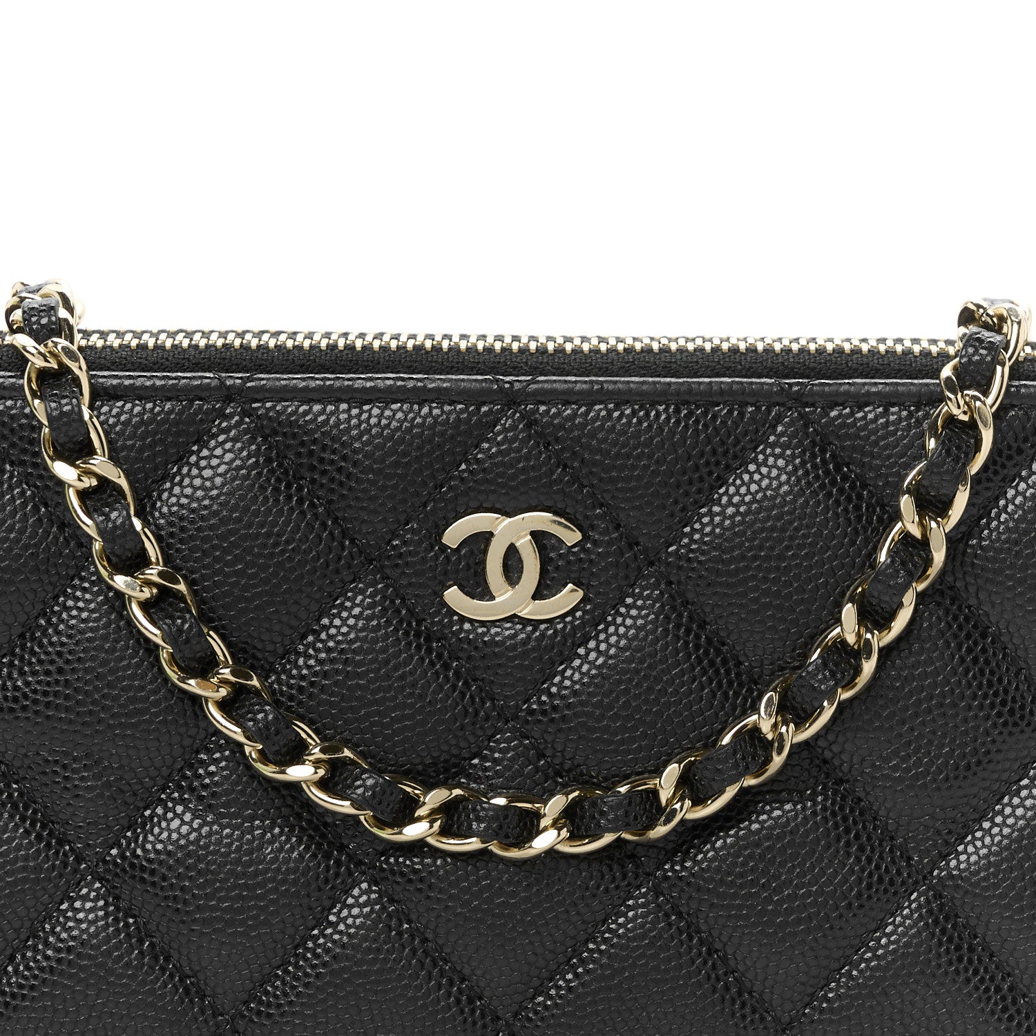 Chanel Caviar Quilted Small Clutch With Chain Black 10 of 12