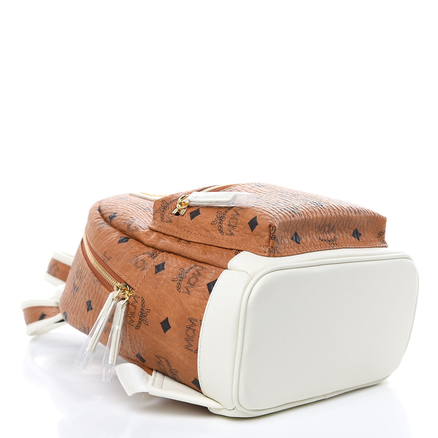 Visetos Mini Stark Backpack Cognac White