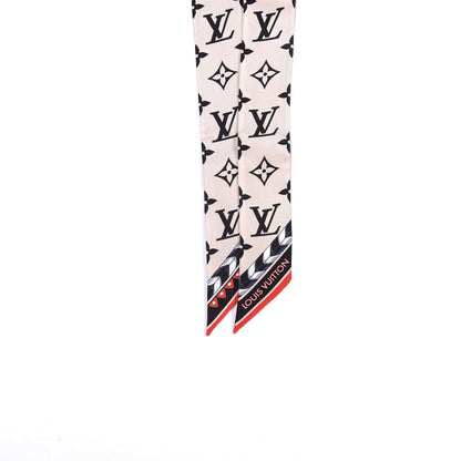 Louis Vuitton Silk Monogram LV Crafty Bi Color BB Bandeau Black Cream 2 of 3