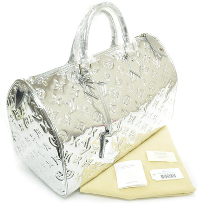 Louis Vuitton Monogram Miroir Speedy 30 Silver 3 of 10