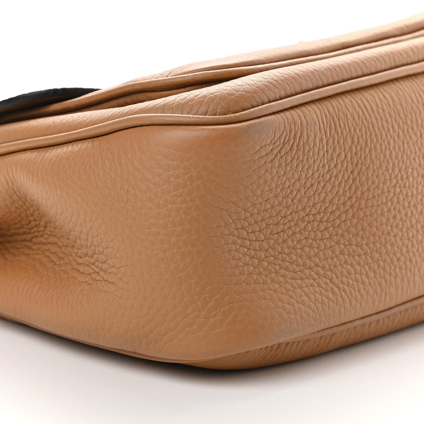 Heavy Grained Calfskin Darley Satchel Sable