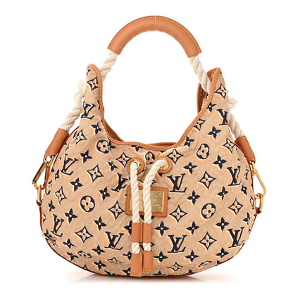 Louis Vuitton Canvas Monogram Cruise Bulles MM Natural 1 of 10