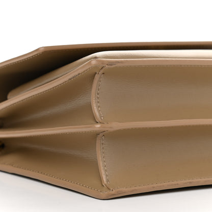 Saint Laurent Calfskin Medium Monogram Sunset Dark Beige 10 of 15