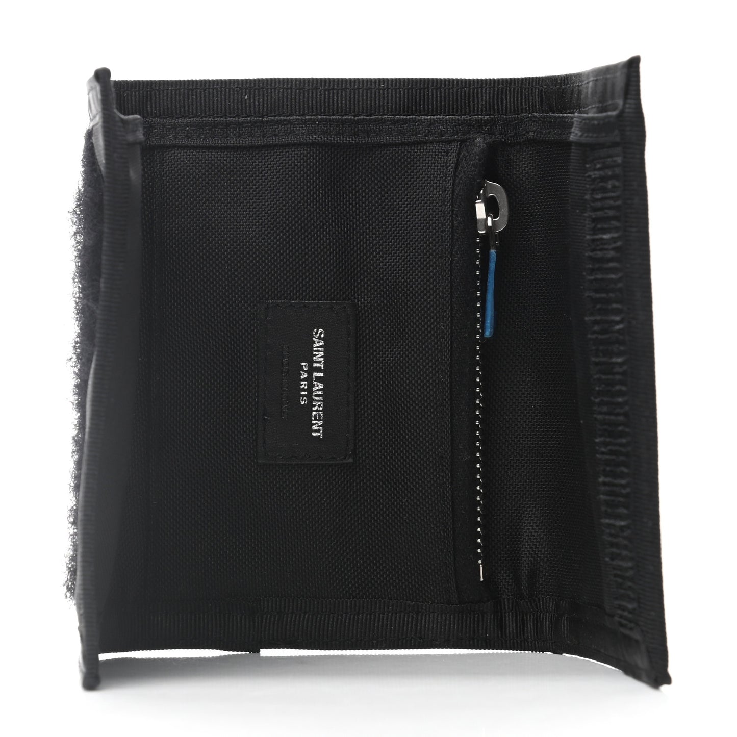 Nylon Constellation Print Tiny Buffalo Wallet Black