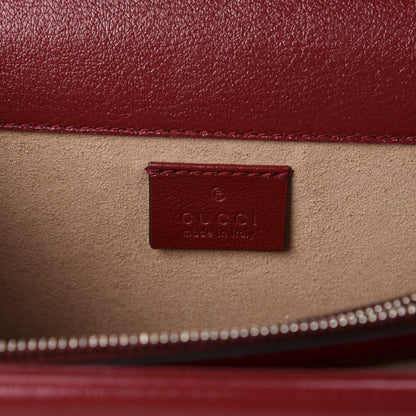 Gucci Tweed GG Monogram Small Dionysus Shoulder Bag Black White Romantic Cherry 9 of 11