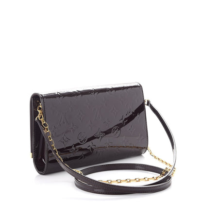 Louis Vuitton Vernis Ana Clutch Amarante 3 of 7