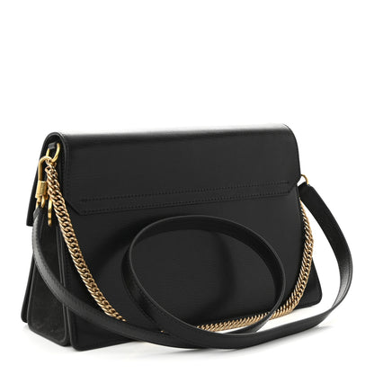 Givenchy Sugar Goatskin Medium GV3 Shoulder Bag Black 3 of 9