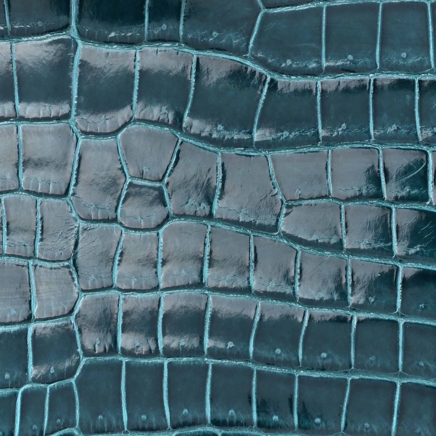 Shiny Porosus Crocodile Birkin 25 Vert Bosphore