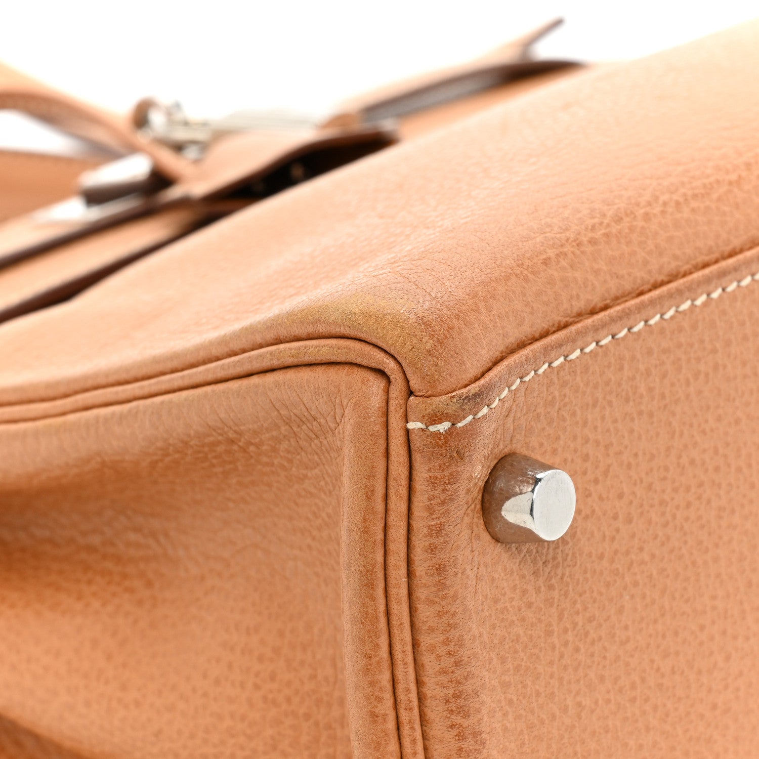 Hermes Vache Liegee Kelly Retourne 28 Naturelle 11 of 19