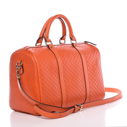 Gucci Microguccissima Medium Joy Boston Sun Orange 3 of 9