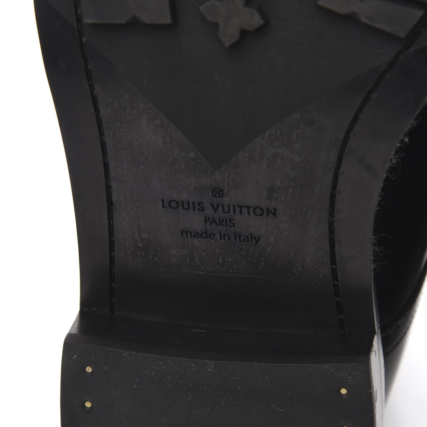 Louis Vuitton Calfskin Monogram Mens Ankle Boots 10.5 Black 9 of 11