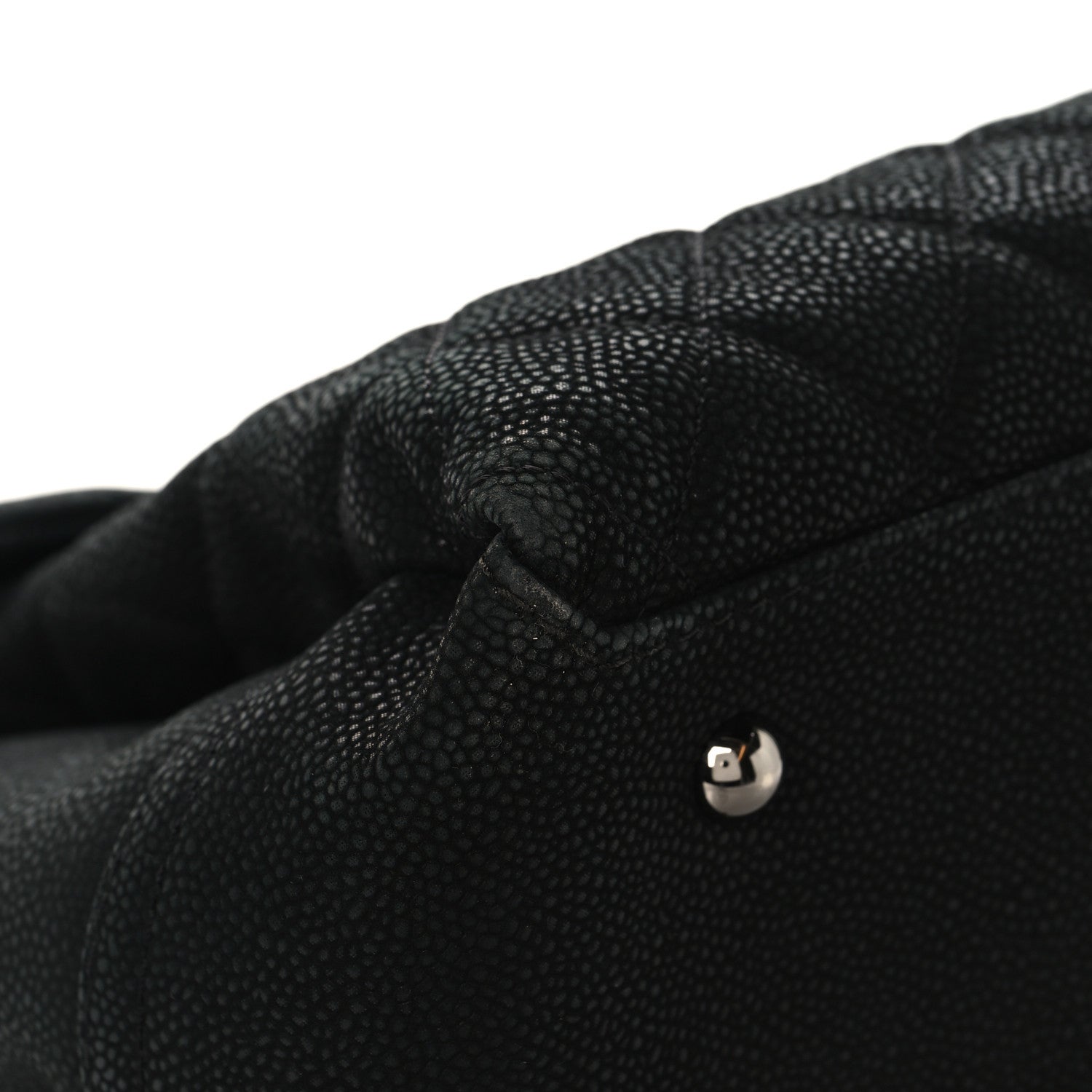 Chanel Iridescent Caviar Medium Lady Pearly Flap Black 9 of 13