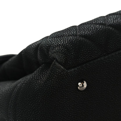Chanel Iridescent Caviar Medium Lady Pearly Flap Black 9 of 13