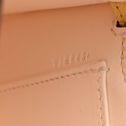 Hermes Epsom Mini Kelly Sellier 20 Nata Jaune Poussin Sesame 8 of 13