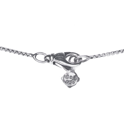 David Yurman Sterling Silver Garnet Starburst Pendant Necklace 7 of 7