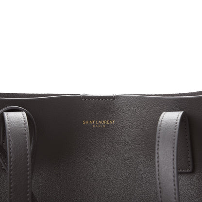 Saint Laurent Calfskin Large Shopping Tote Storm 8 of 14