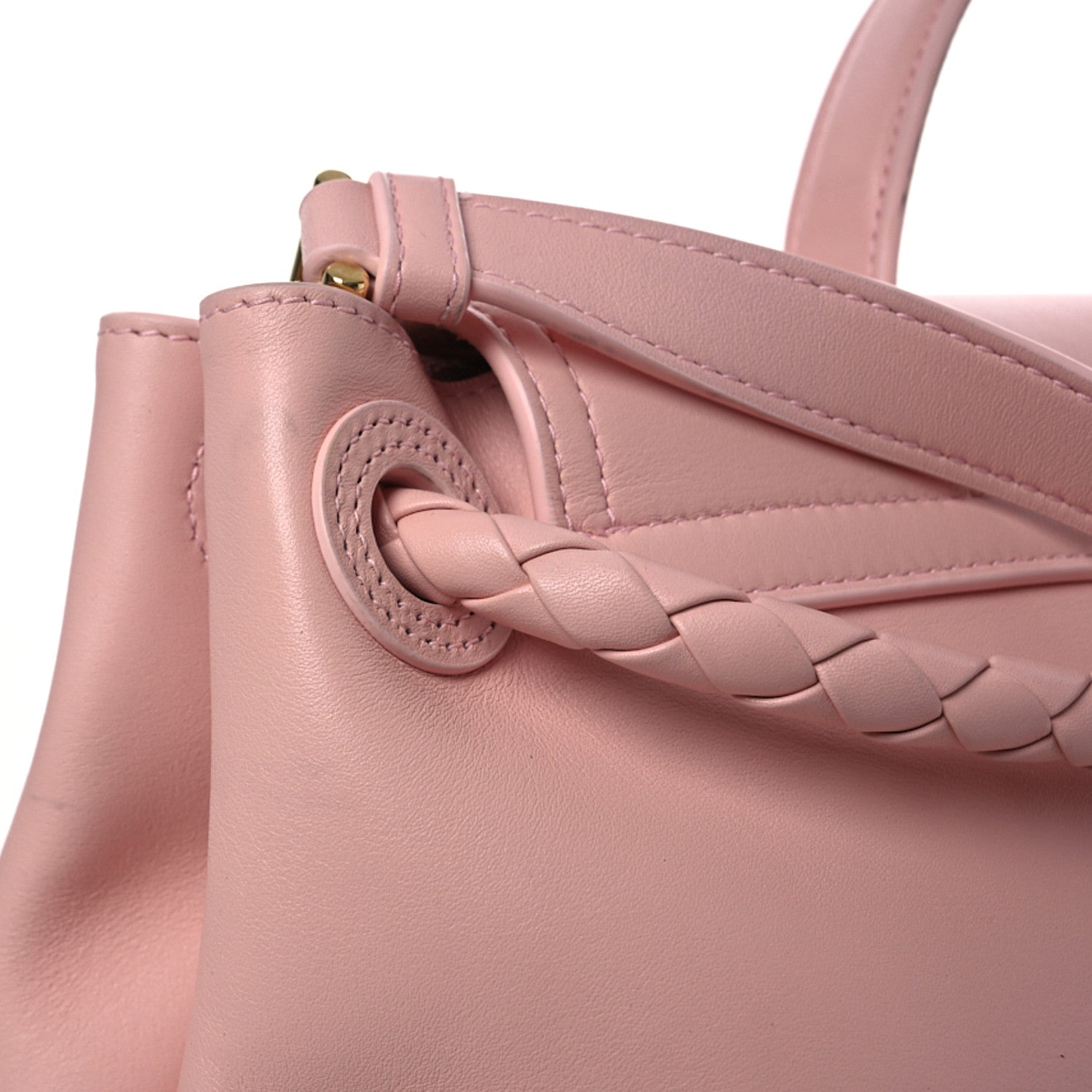 Bottega Veneta Silky Calfskin Large Ciao Ciao Rose 30 of 37