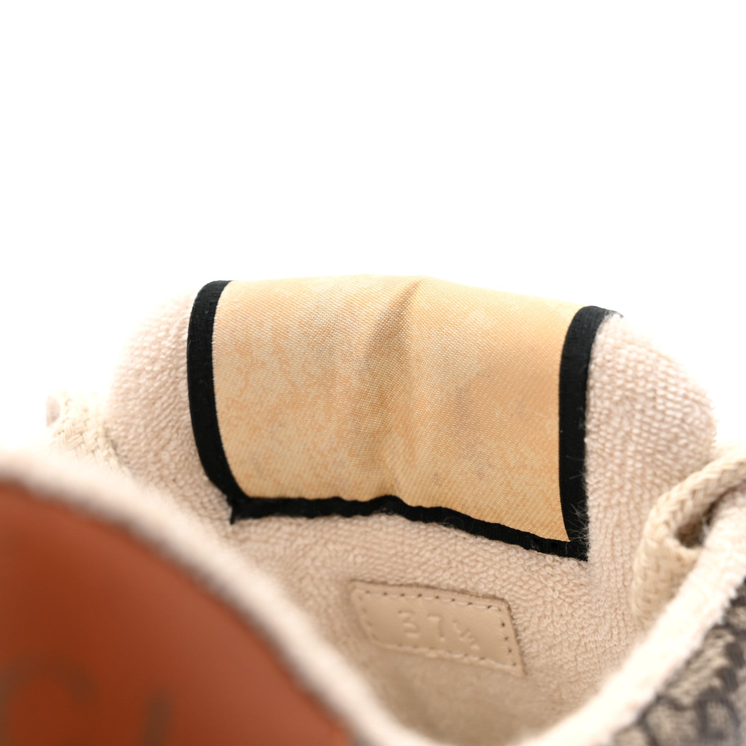 Gucci GG Supreme Monogram Harness Calfskin Web Womens Screener Sneakers 37.5 Beige Ebony Rosso Harness Brown 10 of 12