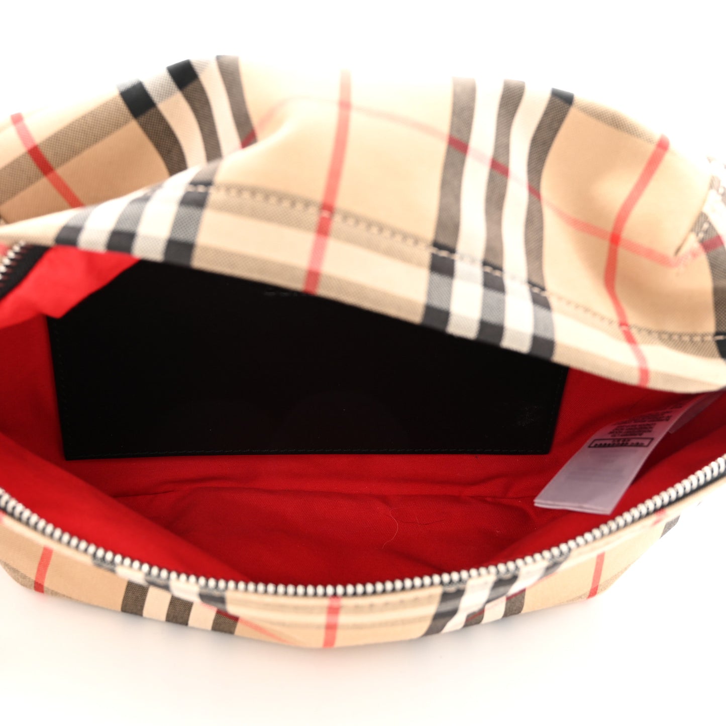 Nylon Vintage Check Medium Sonny Bum Bag Archive Beige Black