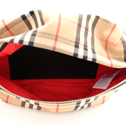Burberry Nylon Vintage Check Medium Sonny Bum Bag Archive Beige Black 5 of 11