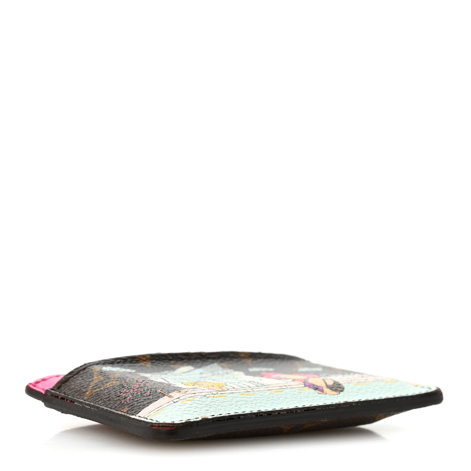 Louis Vuitton Monogram 2022 Christmas Animation Seoul Cardholder Fuchsia 4 of 9