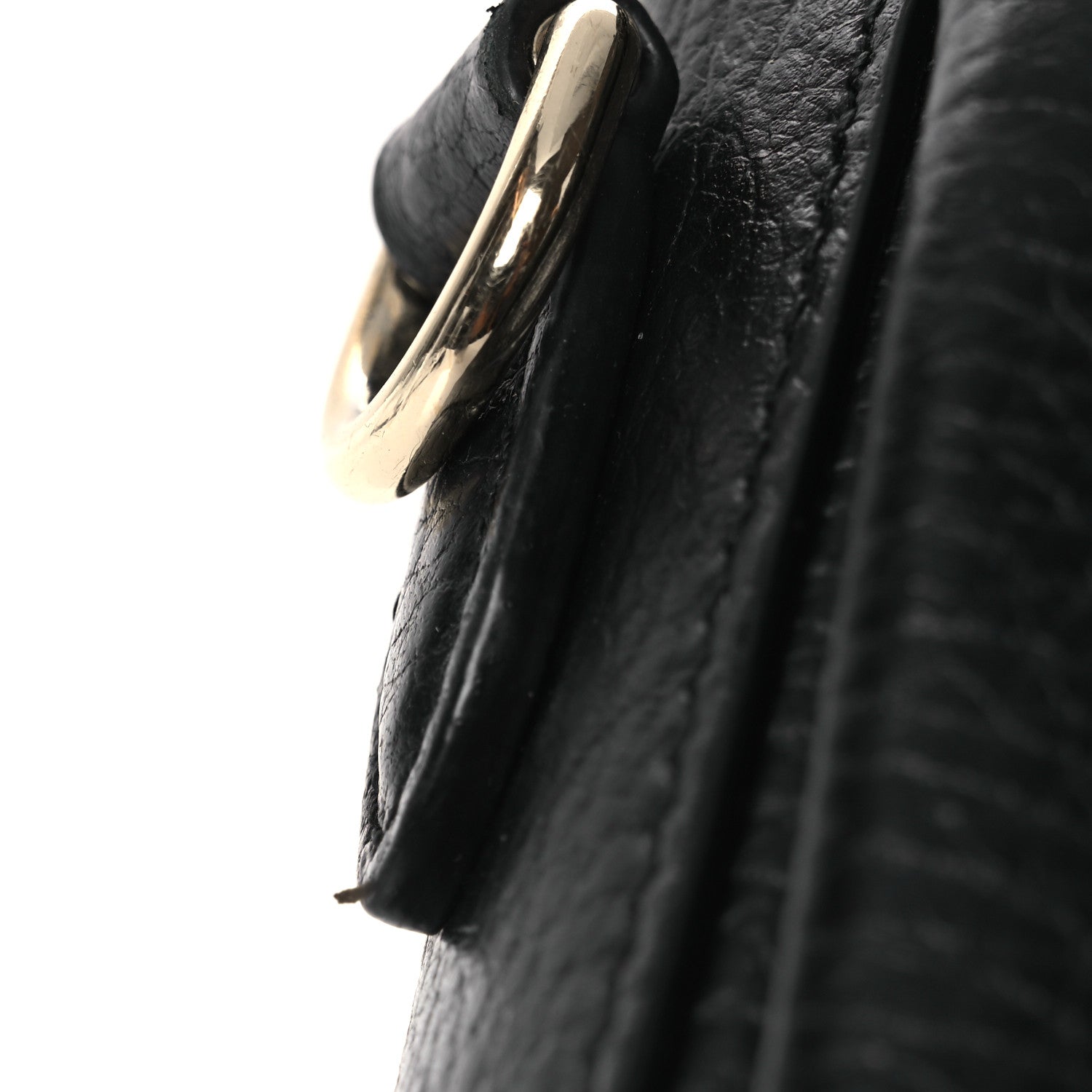 Gucci Dollar Calfskin Interlocking G Crossbody Bag Black 1842354