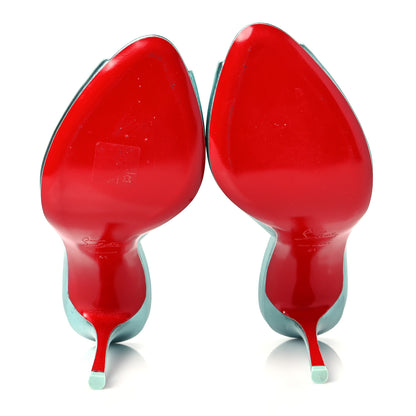 Christian Louboutin Metallic Kid Laminato Me Dolly 100 Sandals 41 Bermuda 41 5 of 7