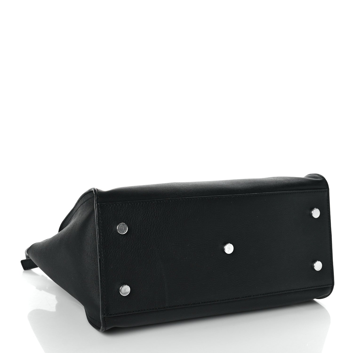 Saint Laurent Smooth Calfskin Small Monogram Cabas Black 4 of 9