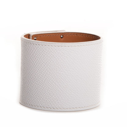 Hermes Epsom Extreme Kelly Bracelet Small White 3 of 7