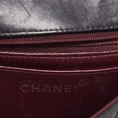 Chanel Lambskin Quilted Mini Square Flap Black 6 of 13