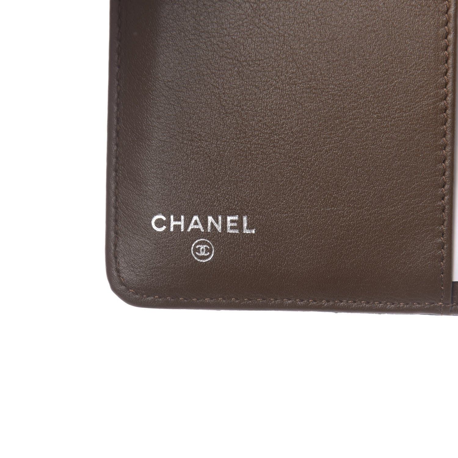 Chanel Caviar Quilted Zipped Pocket Wallet Brown 6 of 9