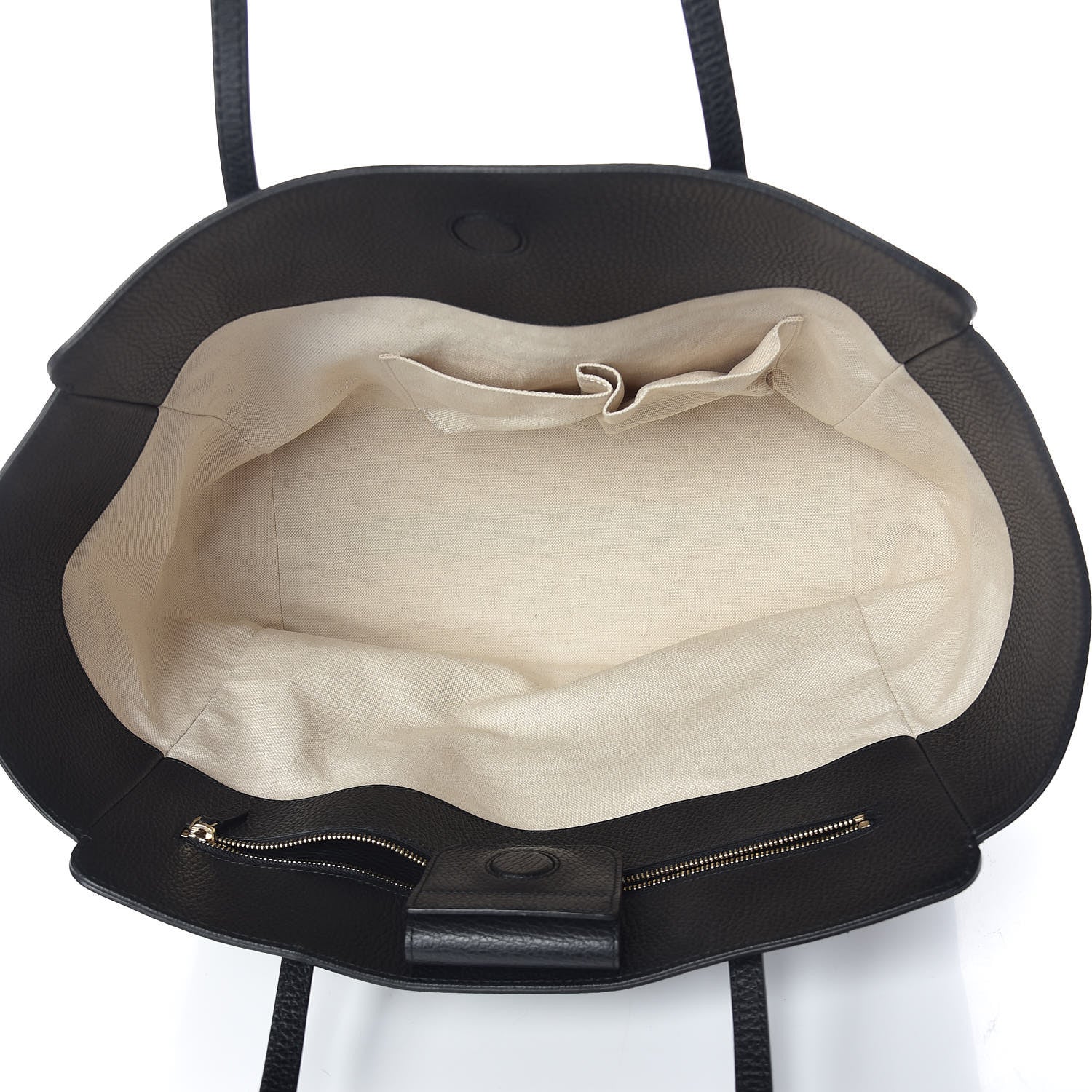 Gucci Pebbled Calfskin Medium Swing Tote Black 7 of 9
