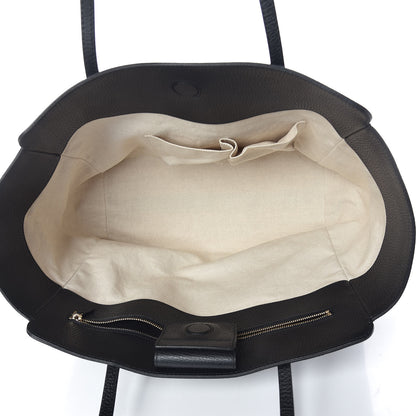 Gucci Pebbled Calfskin Medium Swing Tote Black 7 of 9