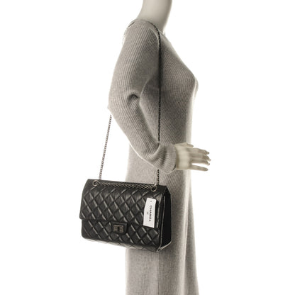 Chanel Aged Calfskin Quilted 2.55 Reissue 226 Flap Black 2 of 7