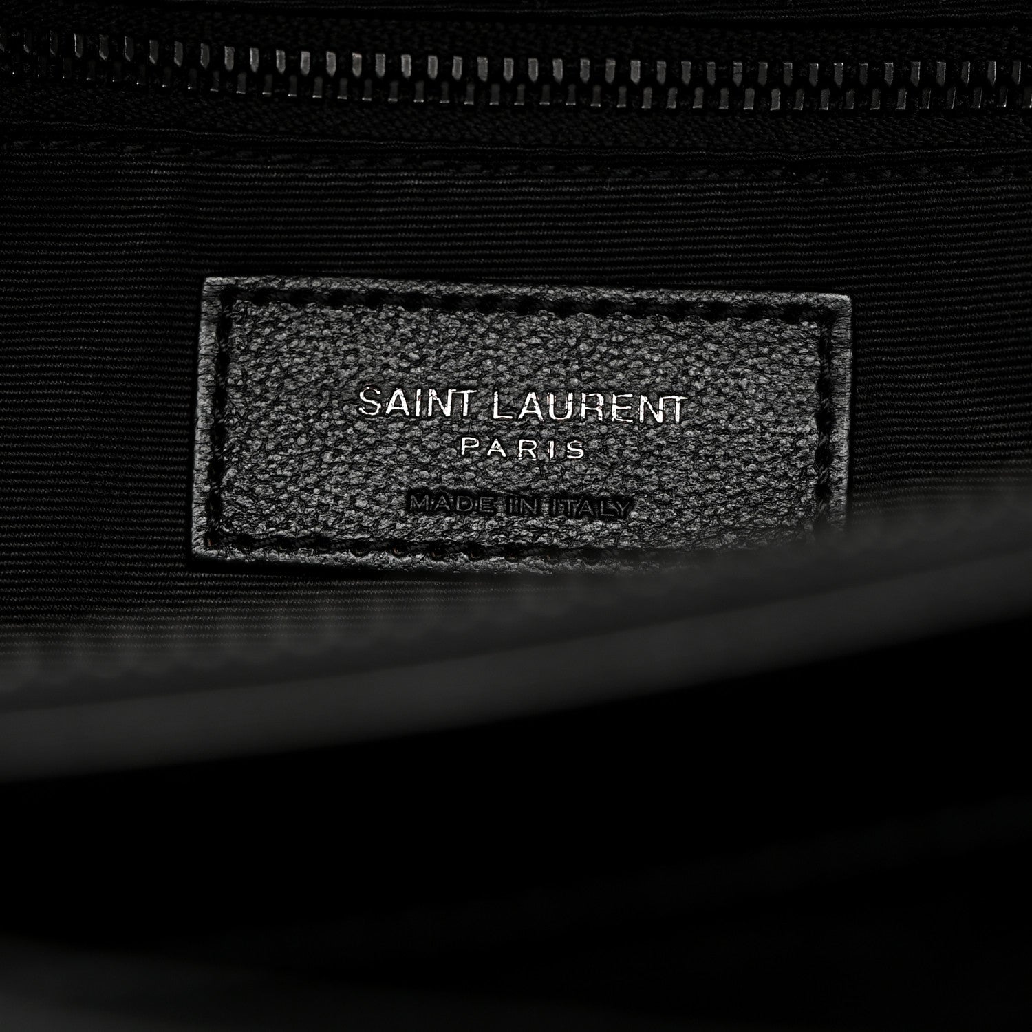 Saint Laurent Calfskin Y Quilted Monogram Monochrome Large Loulou Chain Satchel Black 6 of 10