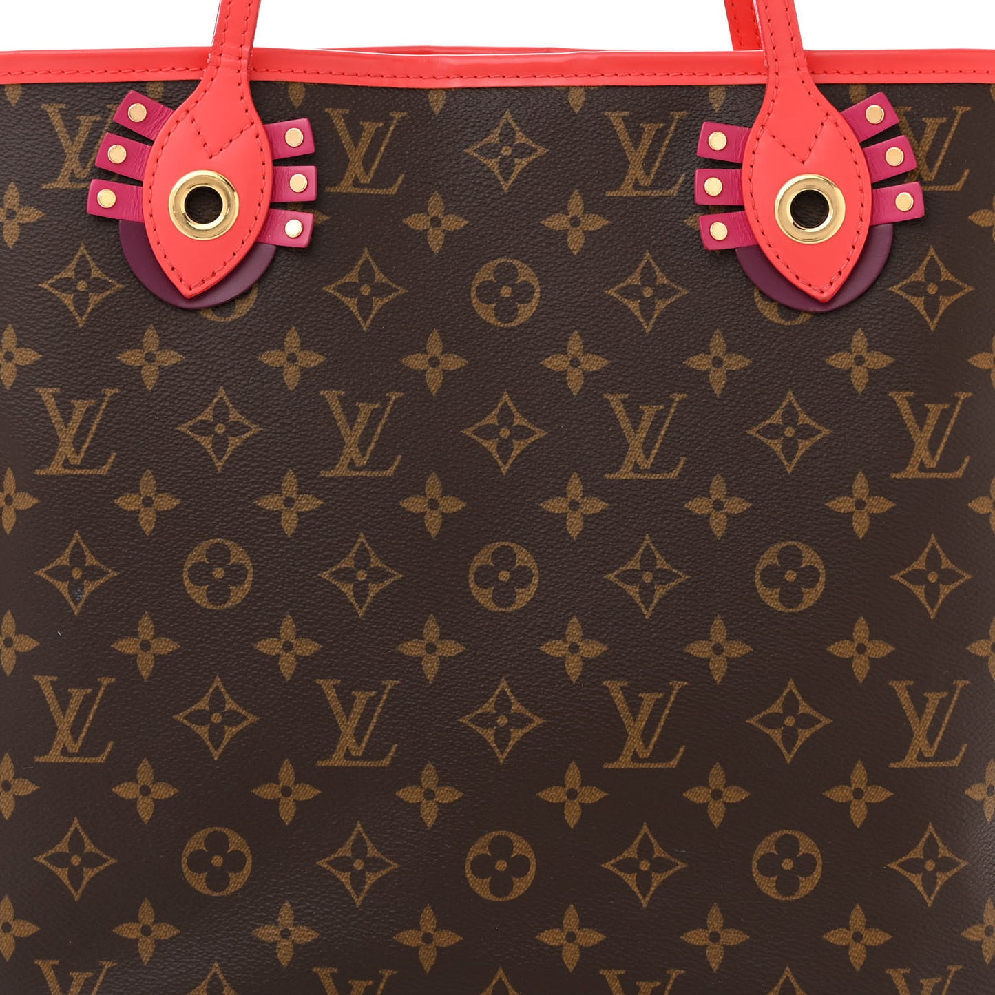 Monogram Totem Neo Neverfull MM Flamingo