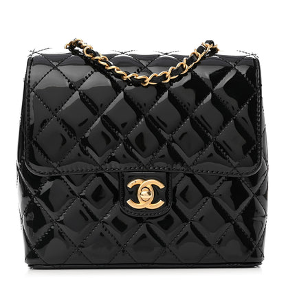 Chanel Patent Quilted Small Flap Black 1 of 11