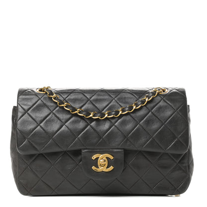 Chanel Lambskin Quilted Small Double Flap Black 1 of 20