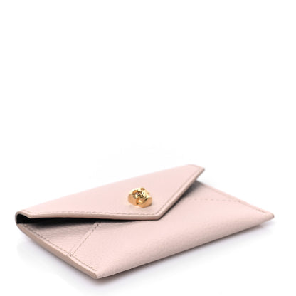 Alexander McQueen Calfskin Skull Envelope Card Holder Teint 4 of 7
